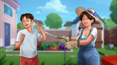 Monster cock Anon and big boobs Diane gets each other wet outdoor - summertime saga gameplay