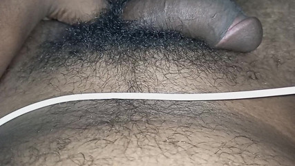 Indian Desi Big Cock Masterbation with Boobs