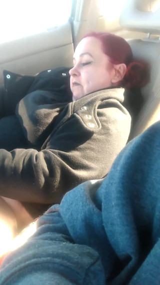 Playing with Pussy in Traffic