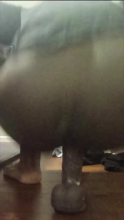 BBC Dildo deep in my creamy Femboy ass