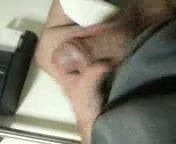 Stroke break in work bathroom..