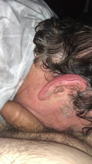 69 year old guy sucking me off!