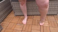 Strip in Top Leggings and Knickers and Bra