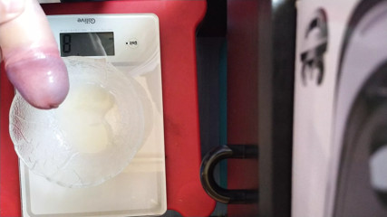 Measurement of sperm weight quantity. First dose.