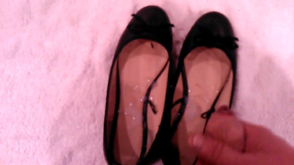 cum on flat shoes