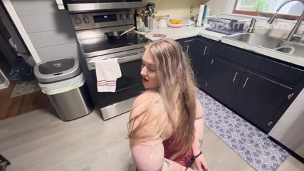 I Cuff Her then Piss on this Slut!