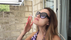 Looks my smoking feet, asshole!