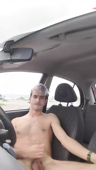 Wanking in the Parking and Cum