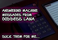 AUDIO ONLY - Answering machine messages 1 suck them for me