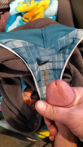 Cum in niece thong