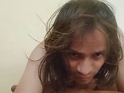 Sex without condom Ladyboy blow job hand job mouth cum Desi village Indian gay cross dresser transgender blow job hand job 
