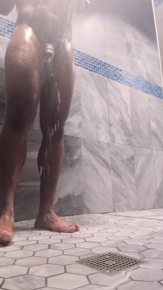 Black Man Post Gym Shower (Part 1)