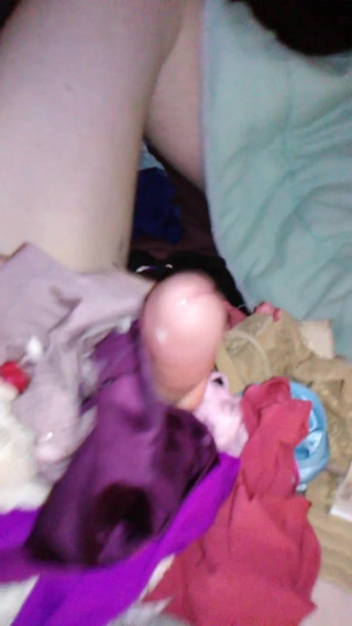 Sissy Pantie SLUT Cums in her panties