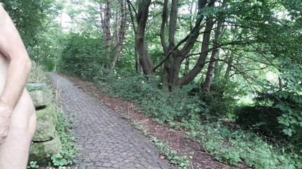 On the hiking trail