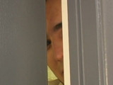 Curious Guy Watches After His Neighbour Courtney Simpson Making Sex with Her Friend