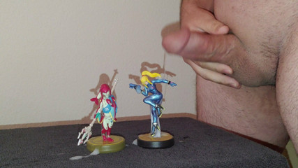 Double Amiibo Samus and Mipha SOF cu