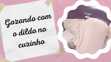 Sissy Aniya - Tgirl Housewife Cumshot In The Kitchen