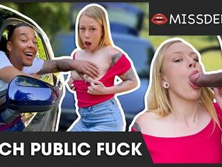 PUBLIC: Black Dude bangs White Teen in His Car! MISSDEEP.com