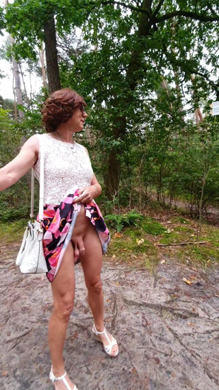 A walk with nothing under the skirt thumbnail