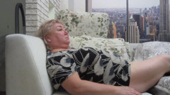 Fucked mother-in-law in the mouth finished her off and took everything on camera