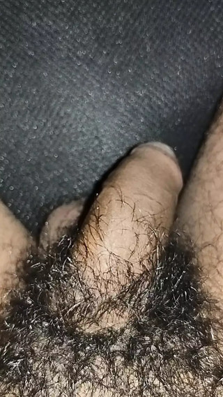 Big indian hairy dick masterbating