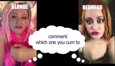 Comment which one made you cum blonde or redhead straight version