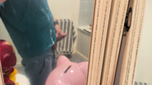 SMALL COCK HAND JOB MASKED MASTURBATION