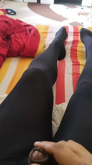 Opac tights pantyhose masturbation