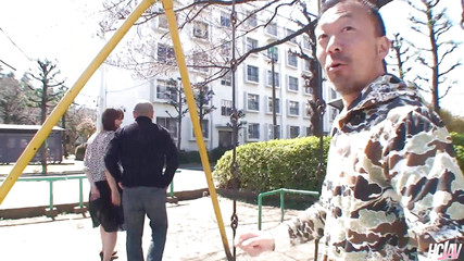 Japanese Chick Hitomi Kanou Gets Picked Up Fucked and Creampied