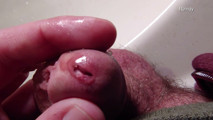 Peehole Piss Play Close up View in Slow Motion