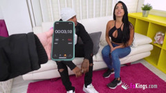 Blind date evolves into a blind threesome with megan fiore!