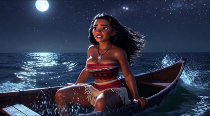 Moana with Massive Breasts and Huge Ass in Passionate Semi Nude Erotic Tropical Islands Scenes