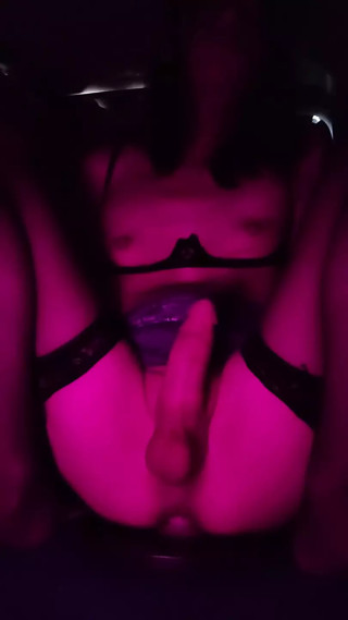 Just another riding dildo in the van vid :D
