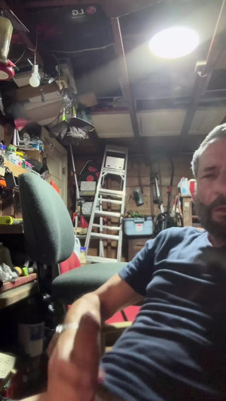 Back at the ManCave to enjoy my meat