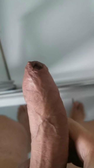 Pissing with a hard on