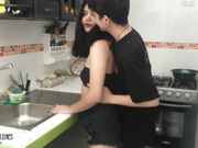 My Stepsister Turns Me on While She Is in the Kitchen - Part 1 - Porn in Spanish