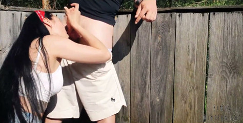 bts Risky Outdoor Facefuck and Cum in Throat. We Did It at the Hunting Tower!