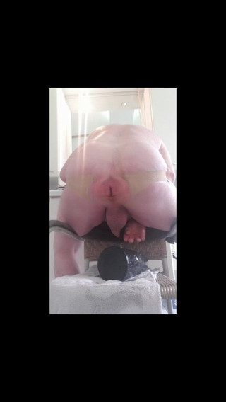 Real body orgasm sitting on my biggest monster dildo