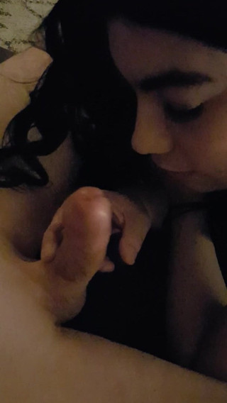 sissy loves to suck her man's dick