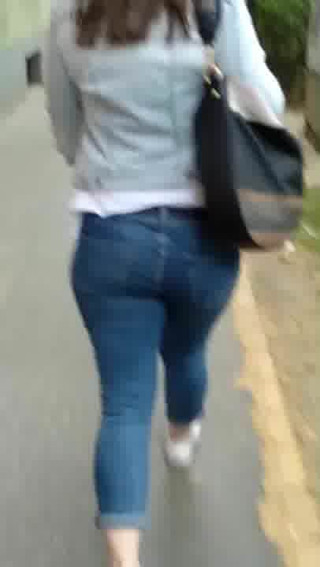 Asses in jeans
