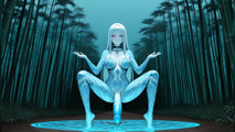 Futanari Delivers Intense Pile Driver to Beautiful Woman in Bamboo Forest