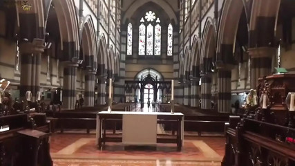 Your Prayers Have Been Answered - Barefoot in a Catholic Church - Sinful Feet Repent