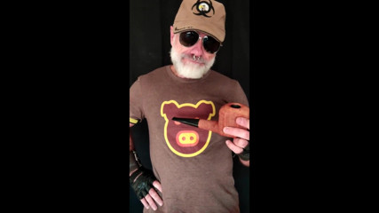 Huge Pipe Smoking Man