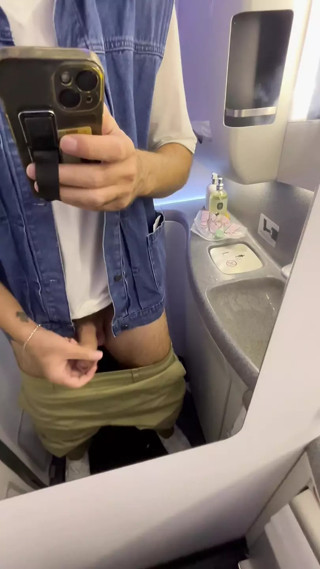 Jerking off in the bathroom