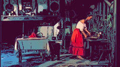 Old Times Country Side Couple Fuck in the Kitchen