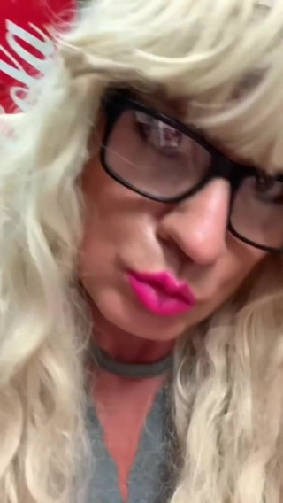 SLUTTY SHORT SHORTS in PUBLIC, SISSY TRANSGIRL EXHIBITIONIST