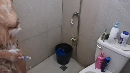 Caught my Stepsister Naked in the bathroom, Fucked her Hard till Cum in her Pussy