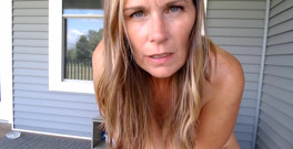 Just me trying to look sexy in heels, smokin' and playing with myself