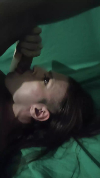 Dark Angelic Goth Trans-Chick Self Suck &amp; Self Swallow #2 💦 thumbnail
