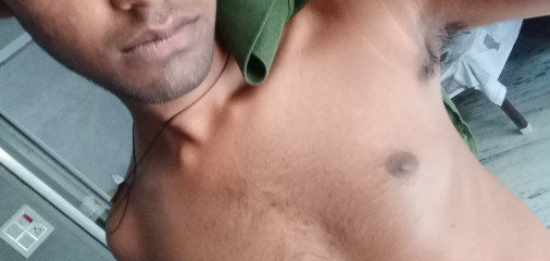 naked man ass playing alone fucking cock